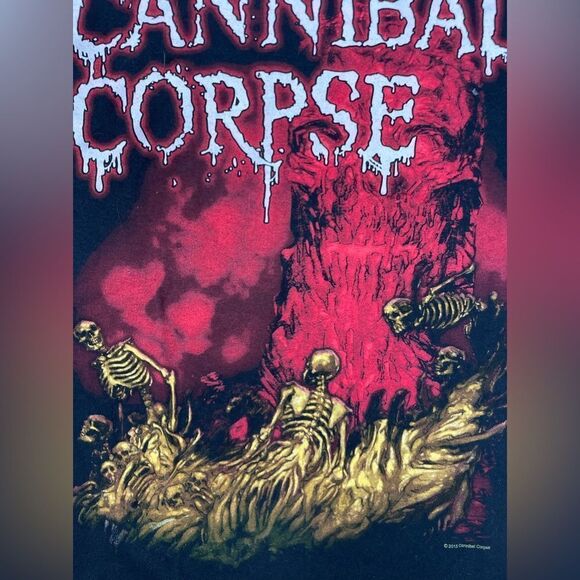 Cannibal Corpse Graphic T-shirt Men Small Black Short Sleeve Music - Picture 2 of 5